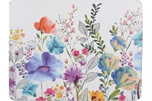 CREATIVE TOPS - Juego de 6 manteles Individuales, Parte Posterior de Corcho, diseño de vinos prémium, Corcho, Multicolor, Medium Placemats