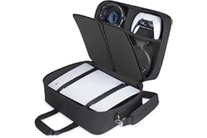 USA Gear PS5 Custodia - Custodia per Console Compatibile con PlayStation 5 e PS5 Digital Edition