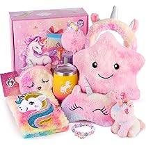 Set Gioielli Unicorno Per Bambina - Collana, Bracciale, Orecchini, Borsetta - Regalo Per 2-9 Anni - Foto 9