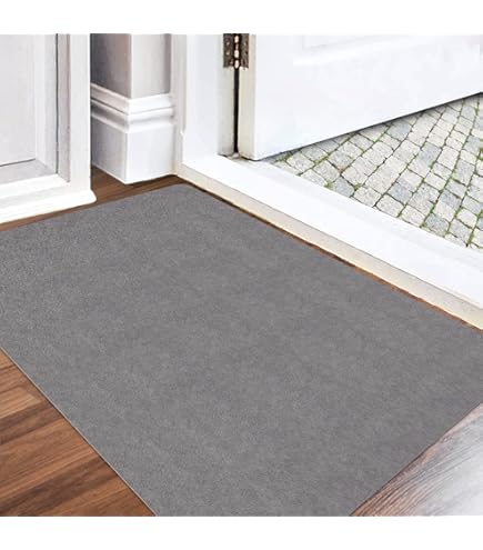 Paillasson D'Intérieur Tapis De Sol Et De Cuisine En Caoutchouc Robuste, Antidérapant, Lavable - 9
