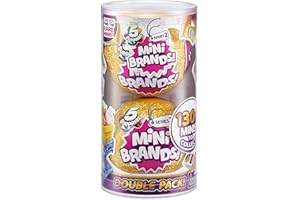 Zuru 5 Surprise Series 2 Mini Shopping Brands Lot de 2 mini capsules dorées