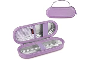 SITHON Twarde etui podróżne do Oral-B / Oral-B Pro Smartseries, Philips Sonicare, ochronna, elektryczna, odporna na wstrząsy torba do przechowywania z karabińczykiem i uchwytem,, FIOLETOWY, Moda