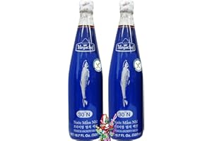 YOAXIA MARKE yoaxia ® - 2er Pack - [ 2x 500ml ] Megachef PREMIUM Anchovy-Fischsauce [ glutenfrei ] und ohne Glutamat + ein kleiner Glücksanhänger gratis
