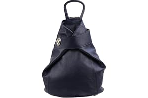 SH Leder - Sac à dos de ville en cuir véritable - Pour femme - En cuir de vachette - 29 x 34 cm - Pamela G2517