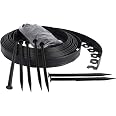 Bordo Da Giardino 12,2m Con 40 Punte - Altezza 5,1cm, Marrone