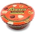 Reese's Miniatures Gift Tin | a Mixture Of Miniature Reese's Peanut Butter Cups And White Peanut Butter Cups | Approx 34 Individually Wrapped American Chocolates