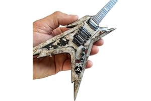 AXE HEAVEN Dimebag Darrell Dean Razorback Mini guitare – Modèle de collection Rust Razorback