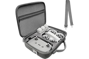 SUPRBIRD Neo Sac Sacoche de Transport pour DJI Neo Fly More Combo Accessoires, Sac de Voyage Portable, pour Télécommande RC-N3 Drone Hub de Charge, Gris, Neo Case