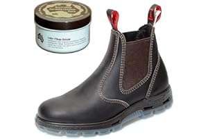 Redback UBOK Work Boots aus Australien - Unisex + Lederpflege | Claret Brown