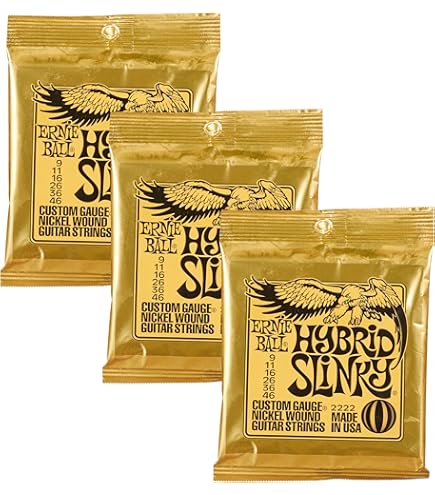 Regular Slinky 10-46 Nickel Corde Per Chitarra Elettrica Ernie Ball Regular Slinky - Calibro 10-46, Set Da 6, Avvolte In Nickel Chitarra Elettrica Eko - Foto 8