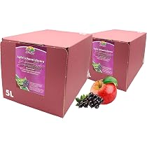 Jus BLEICHHOF® Bag-in-box - 2 X 5 L, Mélangé, Végétalien, Sans Concentré - Jus De Fruits Frais Pressés