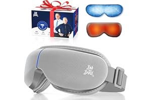 ‎BOB AND BRAD BOB AND BRAD Augenmassagegerät Grau mit Wärme und Kälte, EyeOasis 3 Elite Elektrische Augenmaske gegen Migräne, trockene Augen und Verspannungen, Geschenke für Frauen, Männer, Mütter und Väter