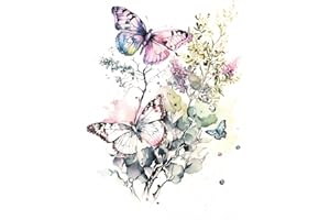 Josys Bastelmärchen Reispapier A4 Strohseide Decoupage Serviertentechnik Schmetterlinge RE1921