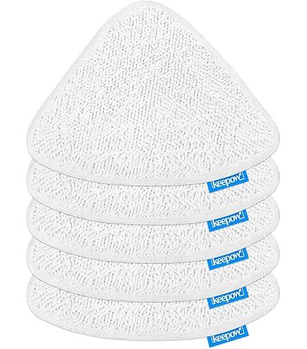 BLACK+DECKER Tampons Delta pour balai vapeur Microfibre de rechange 2 pièces, ‎FSMP30-XJ