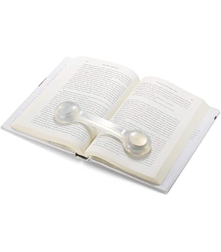 Clips De Livre Pour Maintenir Le Livre Ouvert,Clip De Livre | Support De Livre Transparent Pour Lire En Mains Libres - Accessoires De Lecture Pour Les Amateurs De Livres, Pince à Reliure
