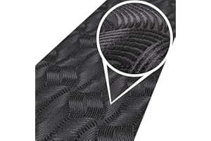 ANRO Teppich Teppichläufer Flur Schlafzimmer Küche Wohnzimmer Küchenläufer Küchenteppich rutschfest Meterware Anton Julianna Anthrazit 100 x 500cm Neuheit