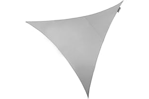 Kookaburra Waterproof Garden Sun Shade Sail Canopy in Silver 98% UV Block (3m Triangle)