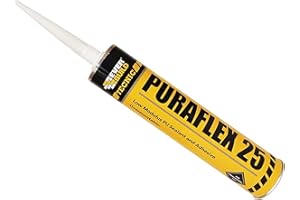 Everbuild Technic Puraflex 25 niskomodułowy uszczelniacz poliuretanowy, bez rozpuszczalników, czarny, 300 ml