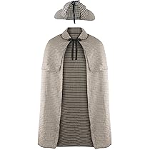 I LOVE FANCY DRESS LTD Ensemble DE DÉGUISEMENTS Sherlock Holmes Deluxe avec Chapeau - IDÉAL pour LA Semaine du Livre OU DÉGUISEMENTS d'halloween (Chapeau + Cape + Pipe + LOUPE - X-Grand