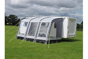 Kampa Rally 390 Pearl Grey Awning with Alloy Frame