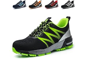 Nasogetch Chaussures de Sécurité Hommes Femme Basket de Securite Légère Confortable Chaussures de Travail Respirantes avec Embout en Acier