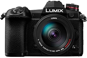 Panasonic Lumix G9H | Fotocamera ibrida Expert + Lente Lumix 14-140mm (sensore 4/3 20MP, Dual Stab., Mirino OLED, 4K60p, Rafale AFC 20fps Tropicalizzato) Nero - Versione Francese