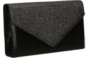 SwankySwans Femme Kelly Paillettes enveloppe Pochette de soirée fête Bal Sac d'embrayage