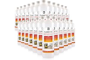 Bioéthanol 96,6% Premium 24 x 1 l (24 litres) - pour cheminée à éthanol, Foyer à éthanol