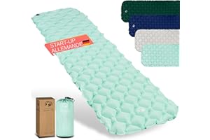 Backpacker's Journey Matelas randonnée Ultra léger – Matelas Gonflable Compact pour Matelas Camping 1 Place, idéal Trek, Bivouac, Outdoor & bikepacking