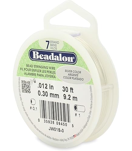 Fil Cablé Beadalon Black 19 Brins - Diamètre 0,38mm