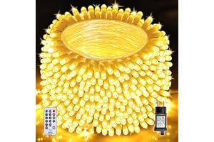Auriostar Guirlande Lumineuse Exterieure, 40m 400LEDs Guirlande Lumineuse Noel Intérieur et Extérieur étanche IP44, 8 Modes avec Télécommande pour Noël, Chambre, Décoration Sapin de Noel