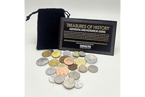 IMPACTO COLECCIONABLES | Collezione di 30 Monete Autentiche dell’Europa – Pezzi da Collezione Unici, Originali e Certificati da Esperti