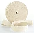Trimz Cotton Webbing, Ecru, 25mm x 10m