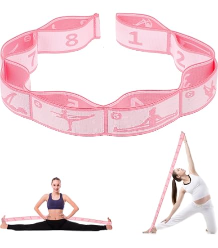 Yoga Gurt It 2er Pack 8 Schlaufen Resistance Bands - Für Effektives