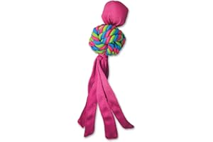 KONG - Wubba Weaves - Mordedor para buscar, limpia los dientes (varios colores) - Para Perros de Raza Grande