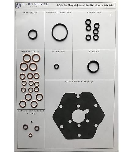 Kit Réparation Complet Diviseur Bosch K-Jetronic 6 Cylindres Fonte Grise – Porsche, VW, Ford, Saab, BMW, Volvo