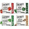 Chutnefy -Home Style Staple Chutneys Combo (Pack of 4 - 120ml Each) | Tomato, Peanut, Coriander, Mint | Delicious & Ready-to-Eat | 5-Second Instant Chutney