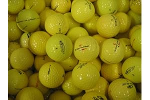 Lakeballs 50 Assorted Yellow AAA Grade Golf Balls