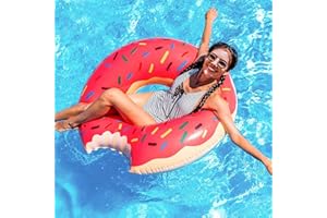 nsu Bouée Donuts, Anneau de Natation Bouée d'été Eau Jouet bouée Piscine bouée Gonflable pour Piscine pour Adultes et Enfants