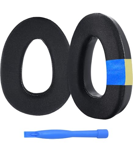 Almohadillas De Repuesto Para Auriculares Sennheiser PXC 550 - Cuero De Proteína, 1 Par, Negro