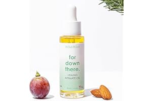 WildMint Healing Intimate Oil for Down There | Ingrown Hairs, Razor Bumps After Shaving Bikini Line | Fragrance-Free Natural Itch Relief for Dry Skin | UK Made Vegan & Cruelty-Free Skincare | 30ml
