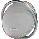 Xenon Smart Aura Bluetooth Hoparl&ouml;r | 80W RMS 12000 mAh Işıklı TWS IPX4 X6710 (G&uuml;m&uuml;ş)