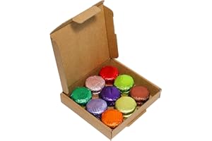 URBAN WELLBEING Luxury Vegan Chocolate Creams | 18 Fondant Dark Chocolates, 9 Flavour Assortment | Perfect Vegan Gift