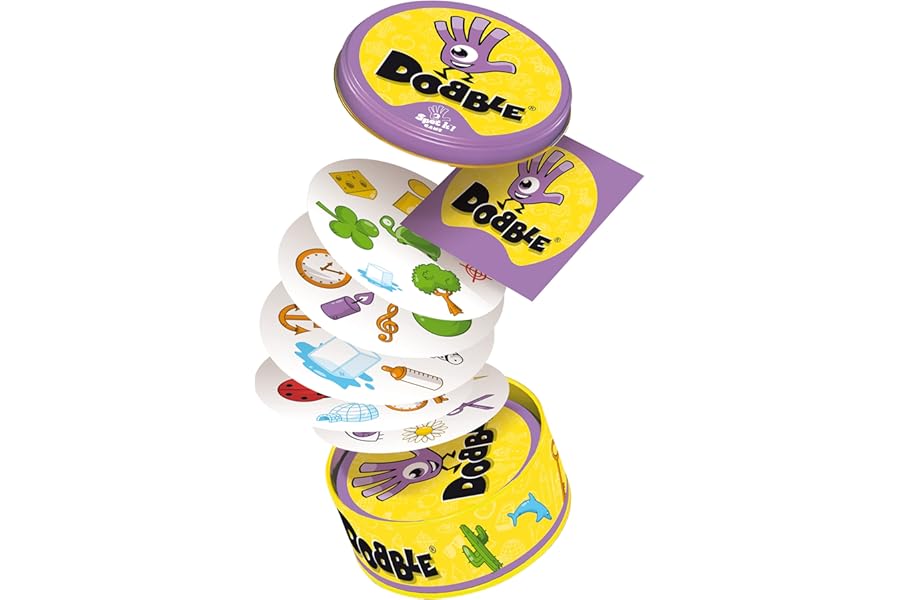 Asmodee | Dobble | Kids Card Game | Ages 6+ | 2-8 Players | 15 Minutes Playing Time