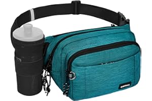 ONETOALL Sac Banane Homme Femme, Sacoche Banane Voyage à la Taille Ceinture de Course, Petit Sacs à Bandoulière Réglable Étanche pour Randonnée Running Cyclisme Ville