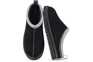 Mishansha Chaussons Homme Femme Pantoufles Hiver Chaud GR.36-46