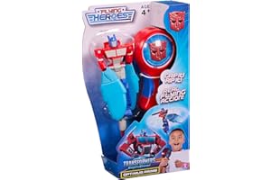 Flying Heroes 07984 Transformers Pull The Cord to Watch him Fly Optimus Prime Toy Ideal Present for Boys Aged 4-7 Years,Blue,Medium