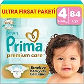 Prima Bebek Bezi Premium Care 4 Numara 84 Adet Ultra Fırsat Paketi