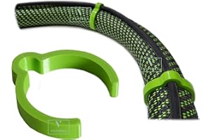 Vestigia - Clips de câble compatibles avec Festool CT CTL Mini/Midi Makita Bosch tuyau d'extraction de poussière 33/34 mm D27 D36 clips de fil lisses antistatiques (D36-38/43mm, Vert)