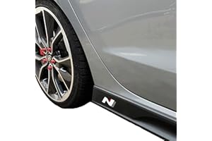 PrintAttack P042 - Juego de 2 pegatinas con el emblema de N-Performance, lámina adhesiva de carbono 751 Oracal/3M, decoración de coches